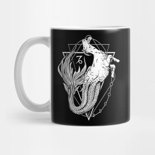 Mermaid goat / Capricorn Mug